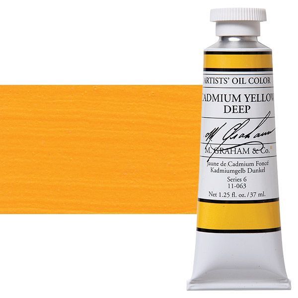 M GRAHAM CADMIUM YELLOW DEEP 37ML OIL COLOR