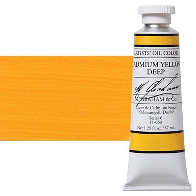 M GRAHAM CADMIUM YELLOW DEEP 37ML OIL COLOR