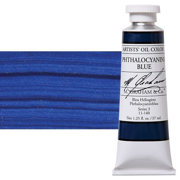 M GRAHAM PHTHALO BLUE 37ML OIL COLOR