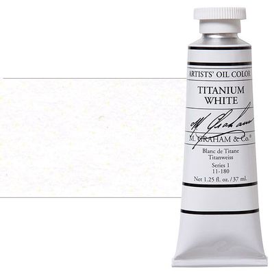 M GRAHAM TITANIUM WHITE 37ML OIL COLOR