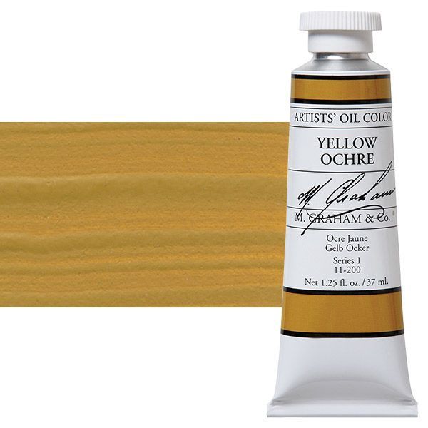 M GRAHAM YELLOW OCHRE 37ML OIL COLOR