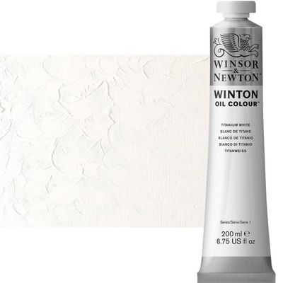 WINTON OIL COLOUR 200ML TITANIUM WHITE
