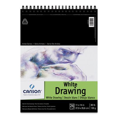 ARTIST SERIES PURE WHITE DRAWING 24 SHTS WB MICRO PERF 11X14