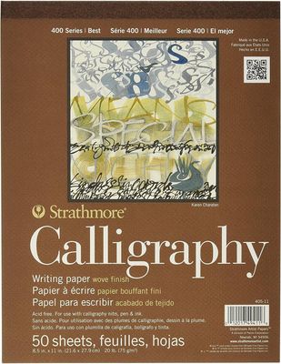 CALLIGRAPHY TAPE TOP NATURAL WHITE 50 SHEETS 20LB 8.5X11