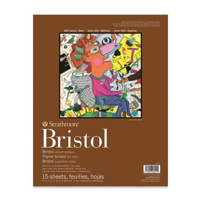 BRISTOL 2 PLY VELLUM TAPE SIDE 15 SHEETS 100LB 11X14