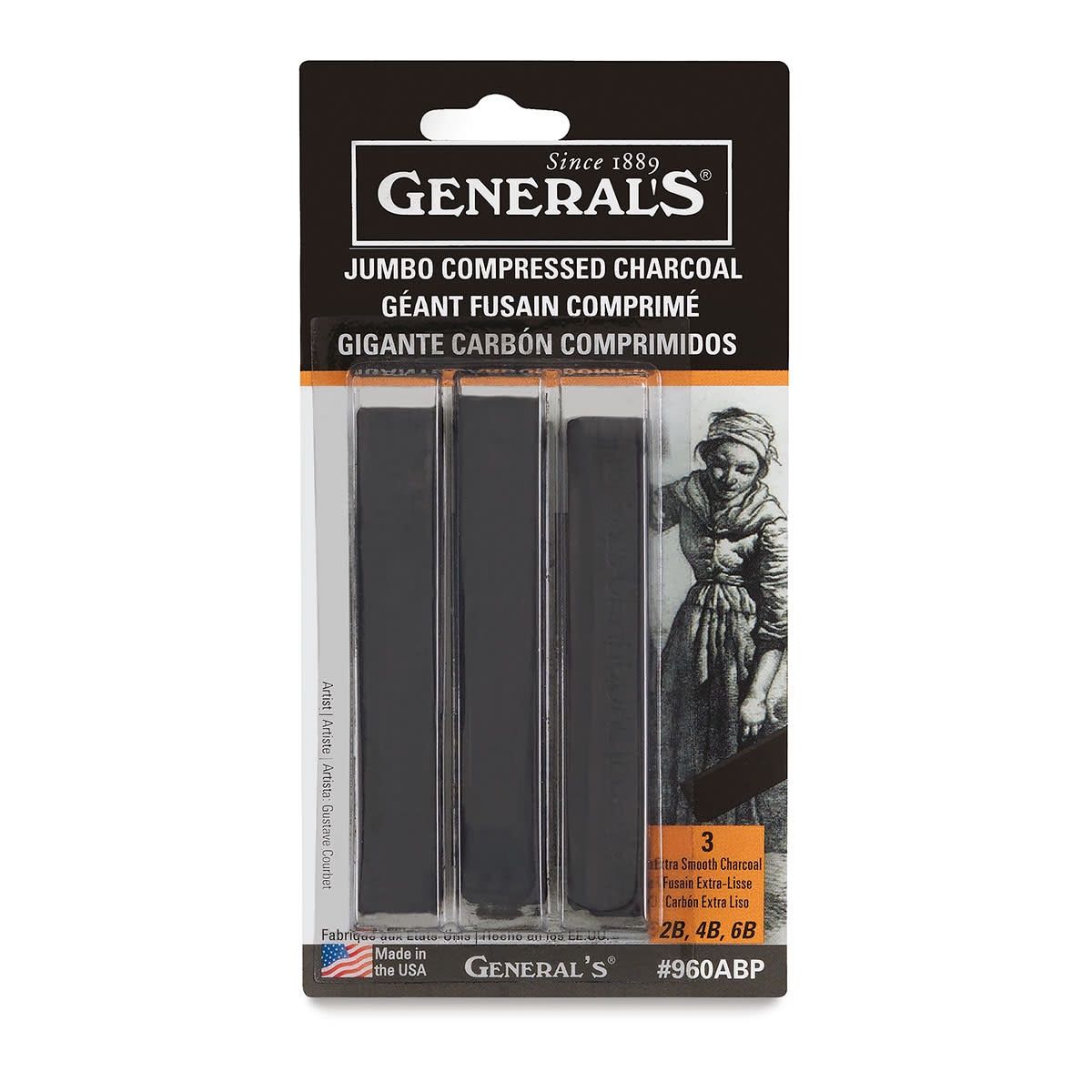 COMPRESSED JUMBO CHARCOAL 3 PACK CARDED
