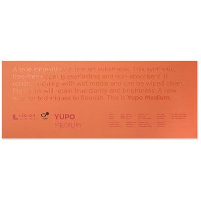 YUPO PAD 6X15 74LB WHITE 10 SHEETS