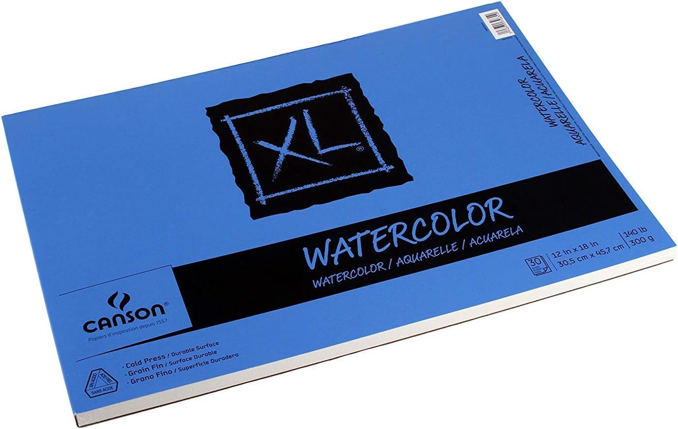 XL  WATERCOLOR 30 SHEET 12X18 PAD