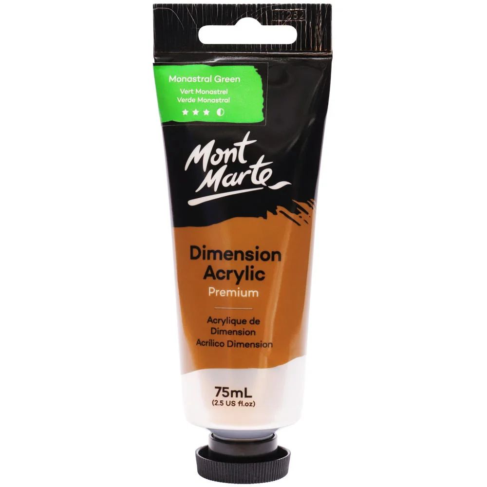 MONT MARTE DIMENSIONS ACRYLICS 75ML  - Monastral Green