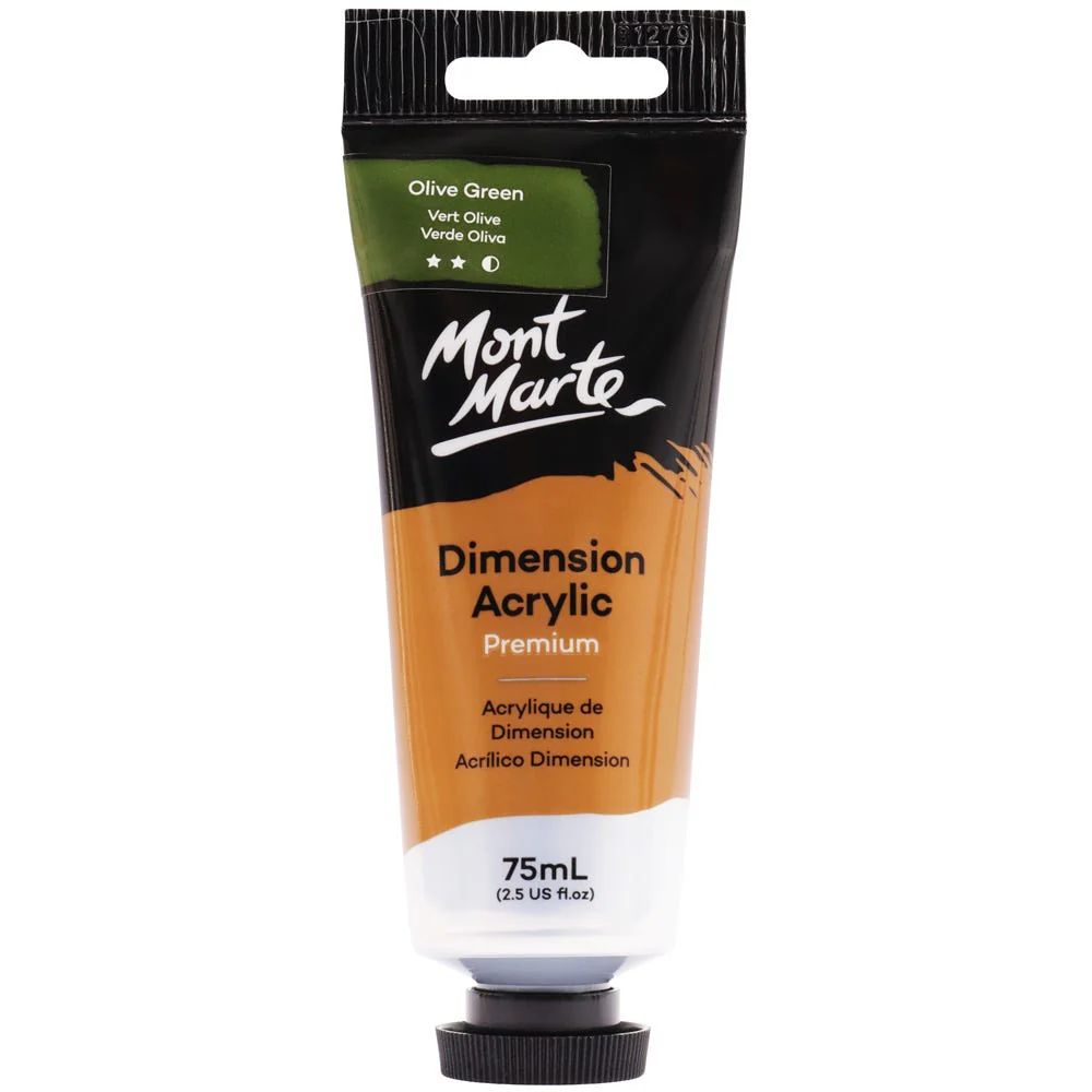 MONT MARTE DIMENSIONS ACRYLICS 75ML  - Olive Green