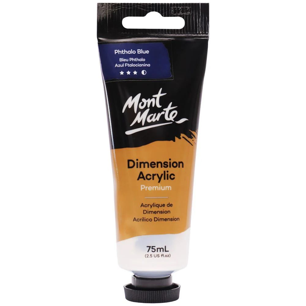 MONT MARTE DIMENSIONS ACRYLICS 75ML  - Phthalo Blue