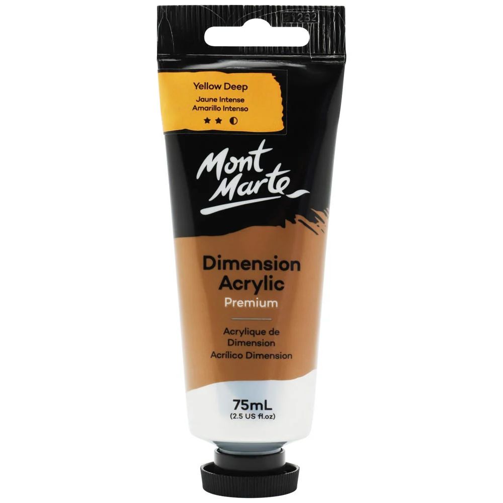 MONT MARTE DIMENSIONS ACRYLICS 75ML  - Yellow Deep