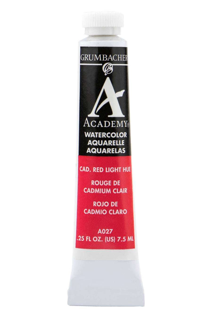 ACADEMY WATERCOLOR CADMIUM RED LIGHT 7.5ML