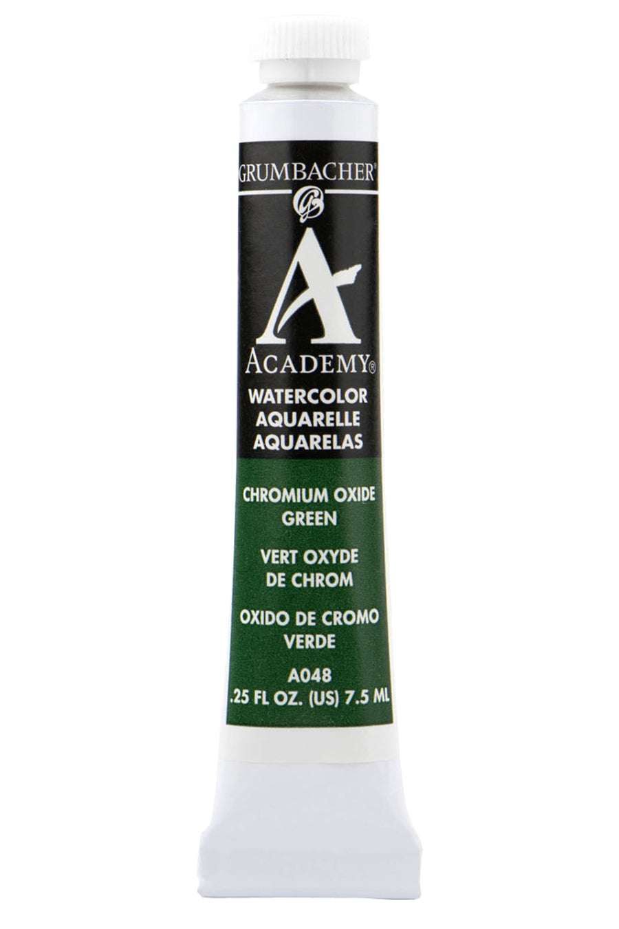 ACADEMY WATERCOLOR CHROMIUM OXIDE GREEN 7.5ML