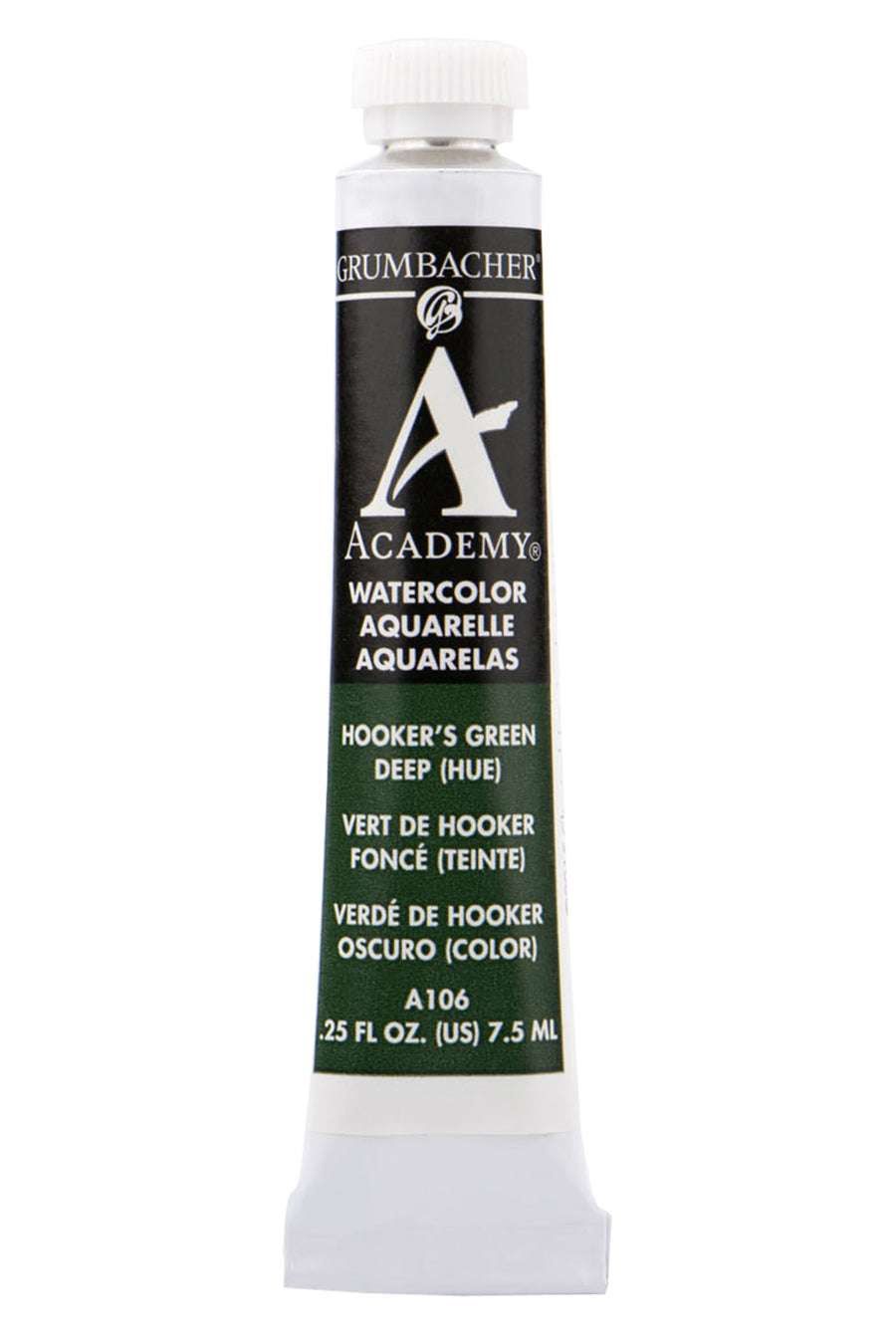 ACADEMY WATERCOLOR HOOKERS GREEN DEEP 7.5ML