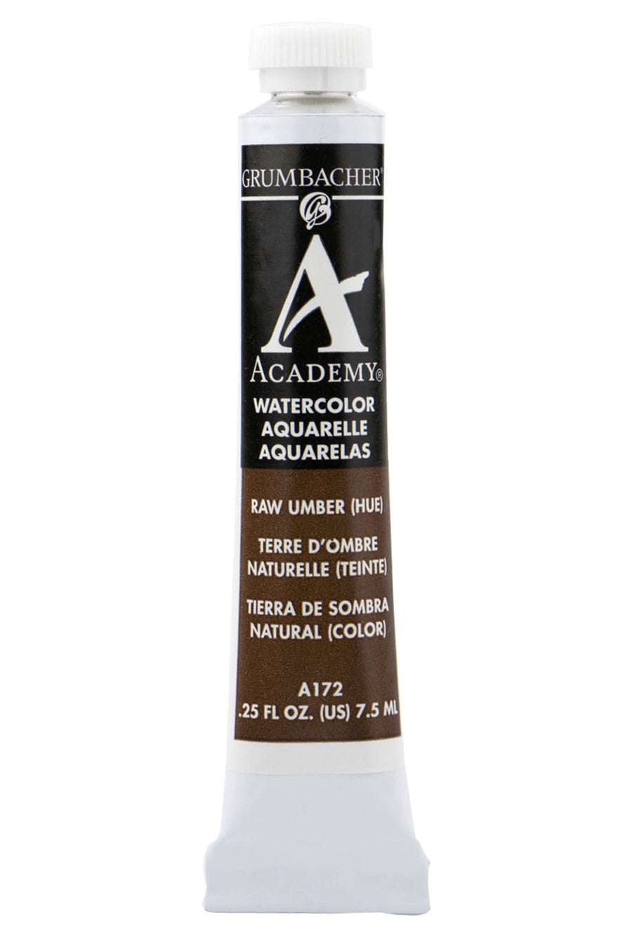 ACADEMY WATERCOLOR RAW UMBER 7.5ML