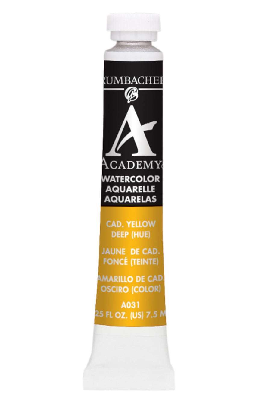 ACADEMY WATERCOLOR CADMIUMM YELLOW DEEP 7.5ML