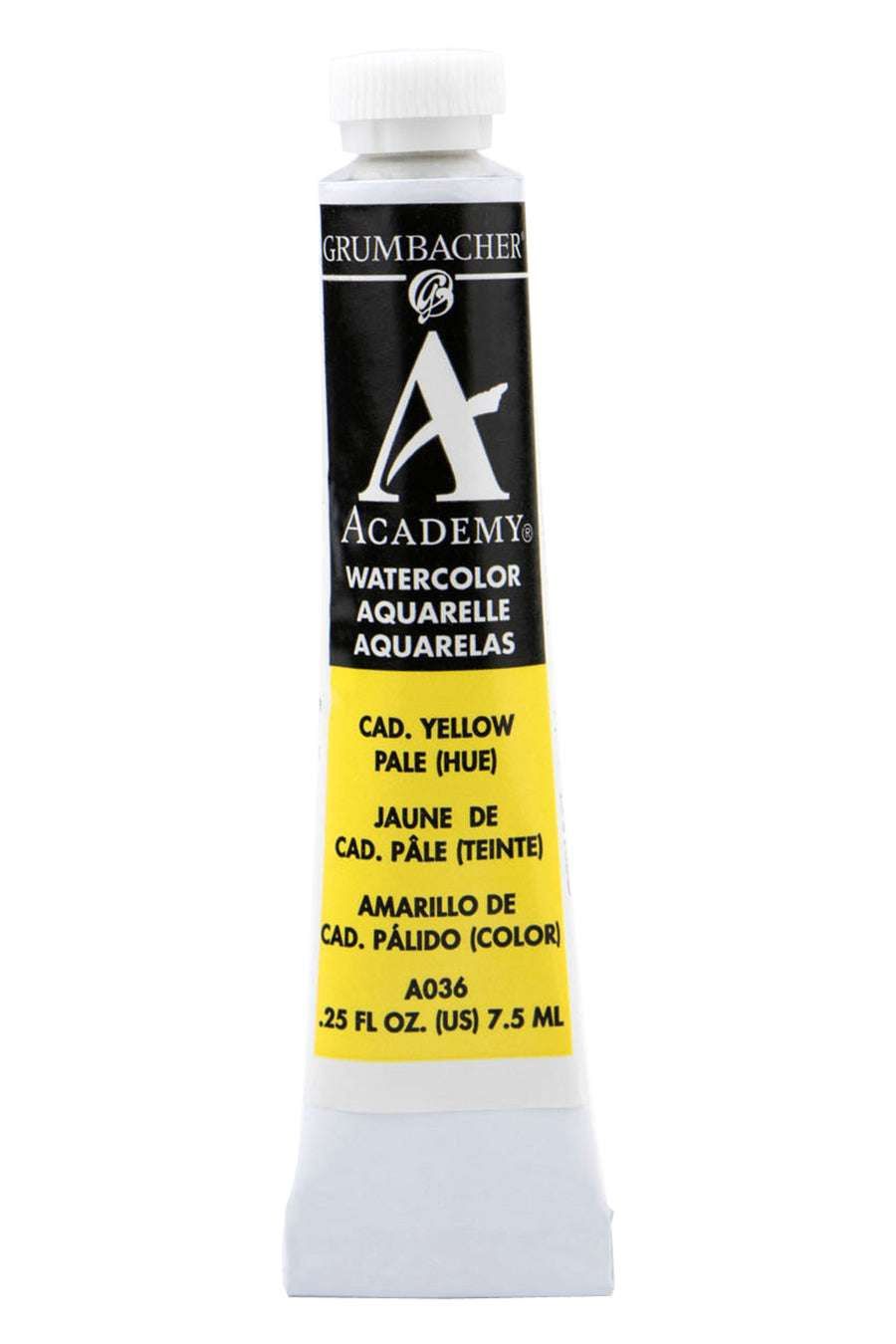 ACADEMY WATERCOLOR CADMIUM YELLOW PALE 7.5ML