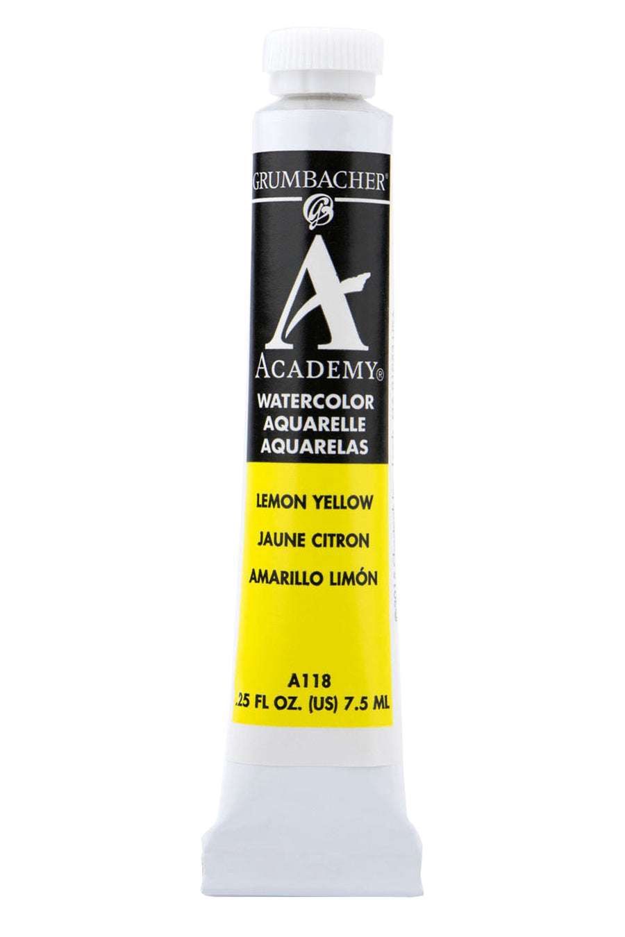 ACADEMY WATERCOLOR LEMON YELLOW 7.5ML