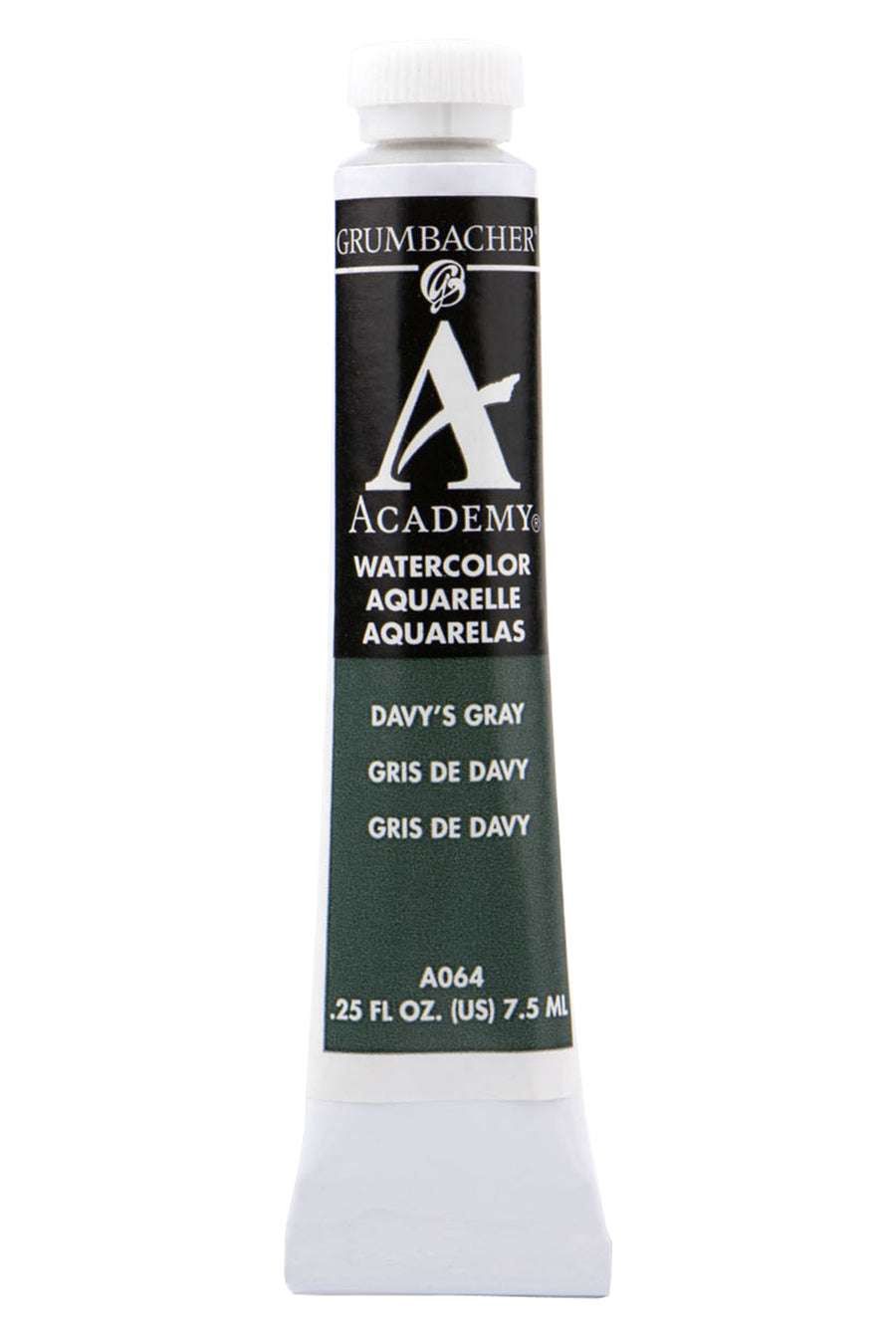 ACADEMY WATERCOLOR DAVYS GRAY 7.5ML