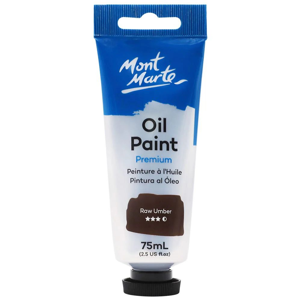 MONT MARTE Oil Paint 75ml - Raw Umber