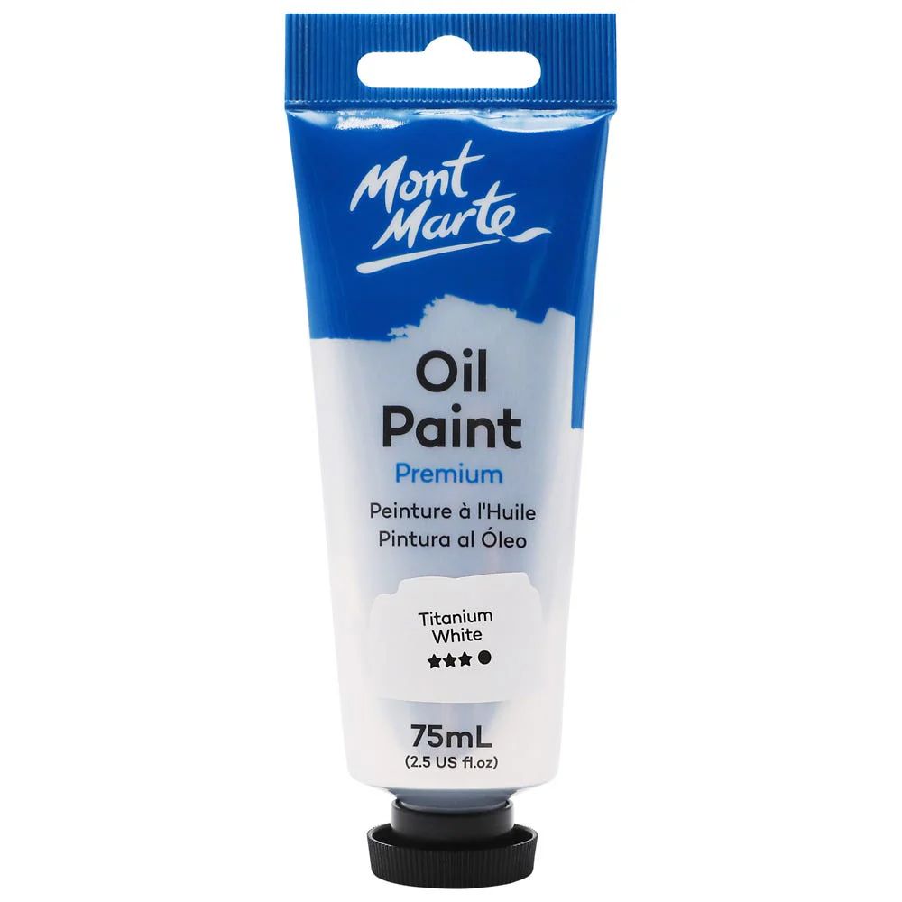 MONT MARTE Oil Paint 75ml - Titanium White