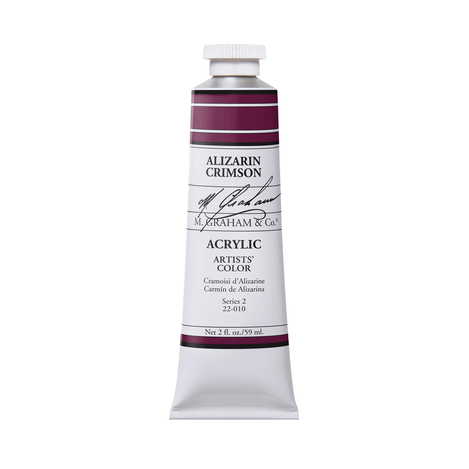 M GRAHAM ALIZARIN CRIMSON 60ML TUBE ACRYLIC