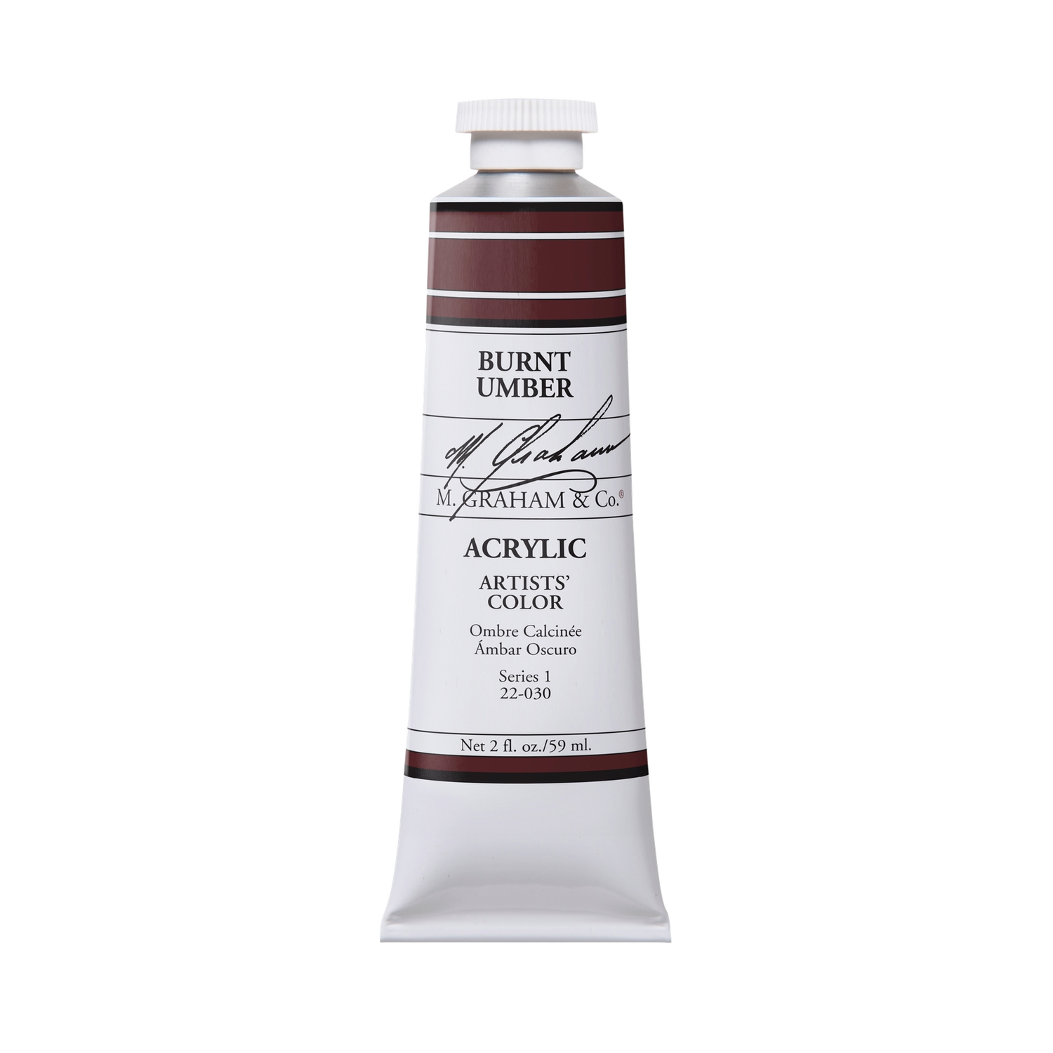 M GRAHAM BURNT UMBER 60ML TUBE ACRYLIC