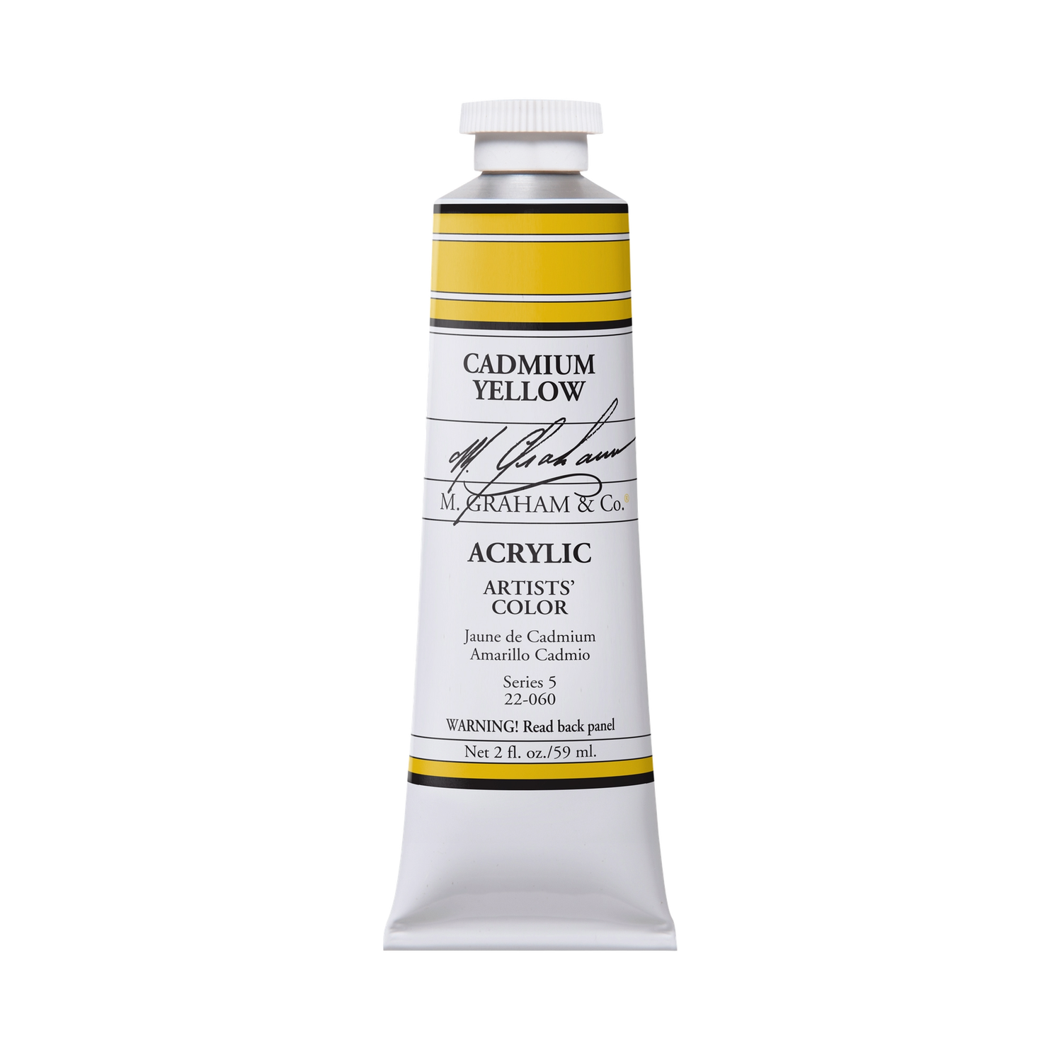 M GRAHAM CADMIUM YELLOW 60ML TUBE ACRYLIC