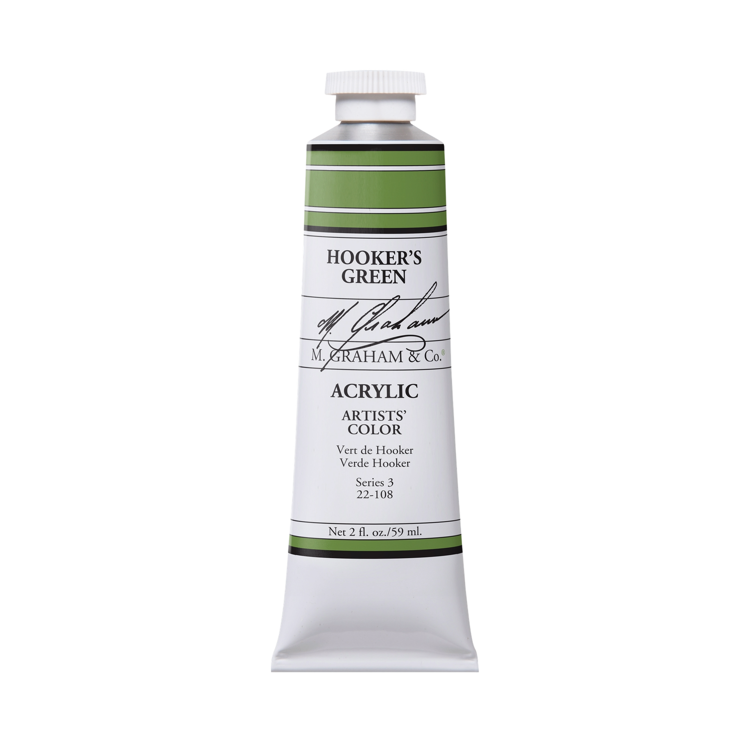 M GRAHAM HOOKERS GREEN 60ML TUBE ACRYLIC