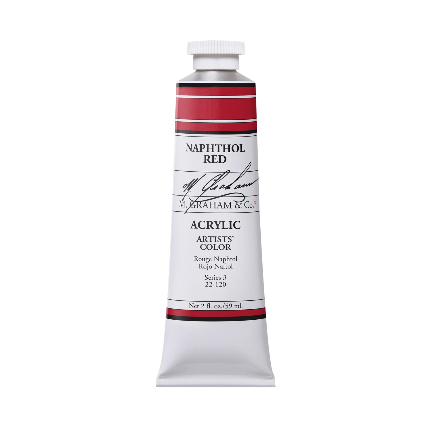 M GRAHAM NAPHTHOL RED 60ML TUBE ACRYLIC