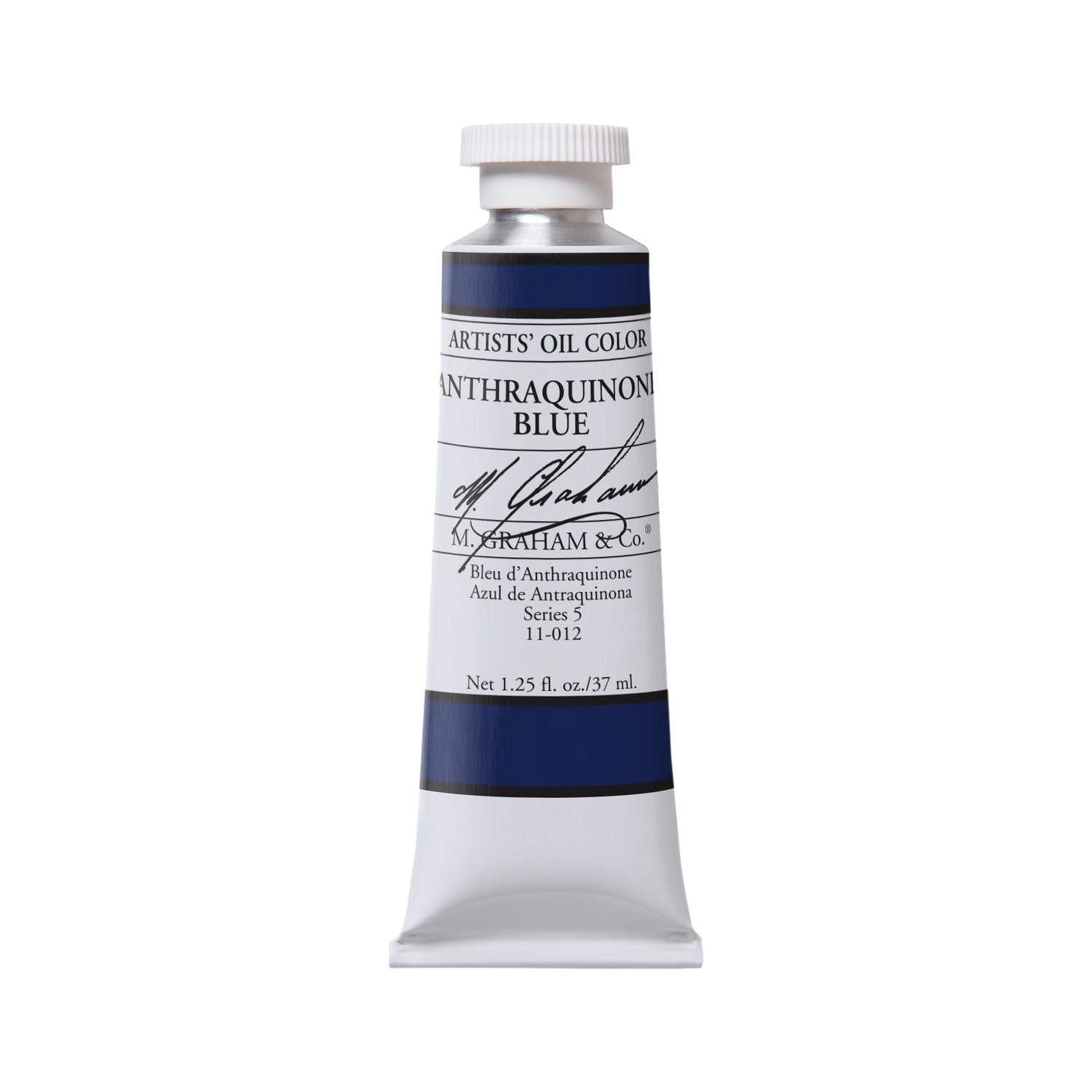 M GRAHAM ANTHRAQUINONE BLUE 37ML OIL COLOR