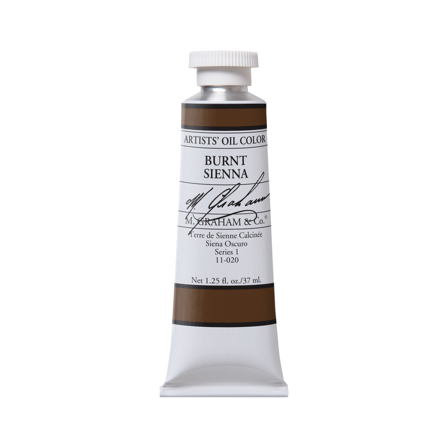 M GRAHAM BURNT SIENNA 37ML OIL COLOR
