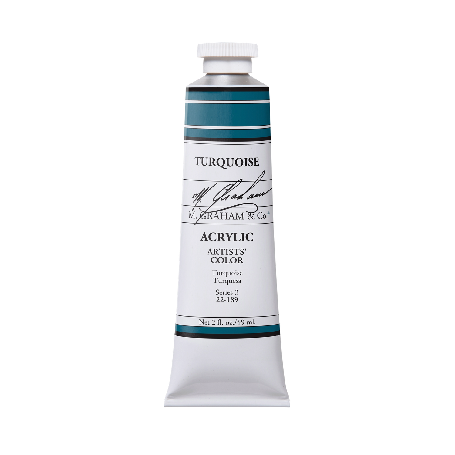 M GRAHAM TURQUOISE 60ML TUBE ACRYLIC