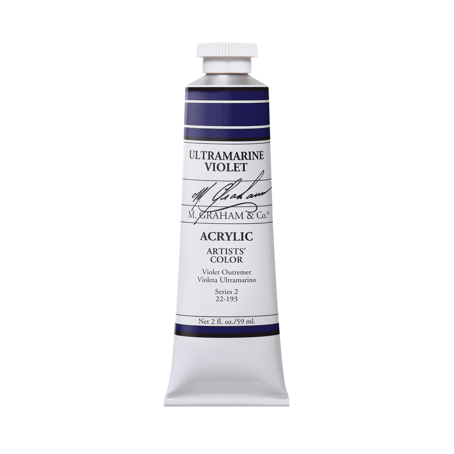 M GRAHAM ULTRAMARINE VIOLET 60ML TUBE ACRYLIC