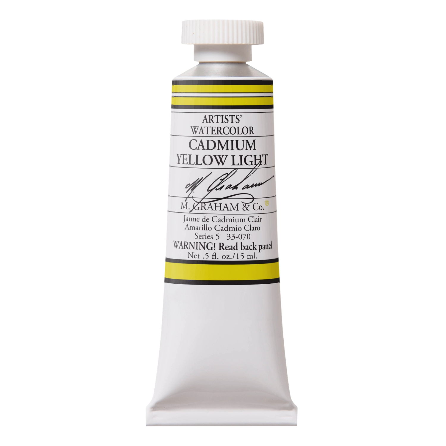M GRAHAM CADMIUM YELLOW LIGHT 15ML WATERCOLOR