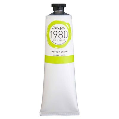 1980 OIL COLOR CADMIUM  GREEN 150ml