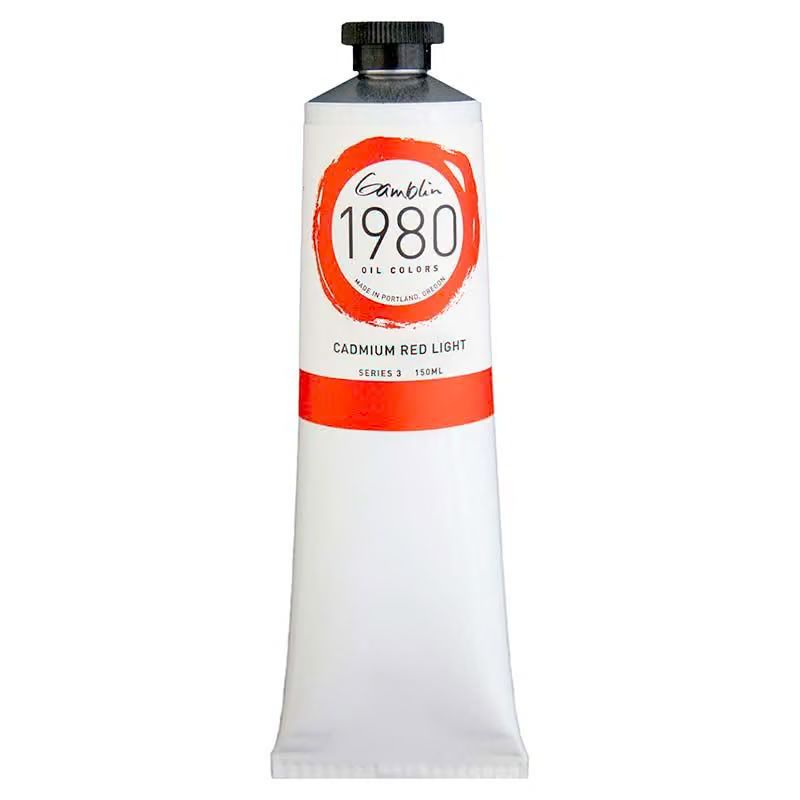 1980 OIL COLOR CADMIUM RED LIGHT 150ML