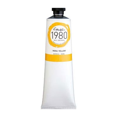 1980 OIL COLOR INDIA YELLOW 150ML
