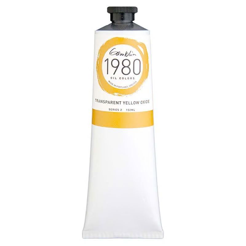 1980 OIL COLOR TRANSPARENT YELLOW OXIDE 150ml