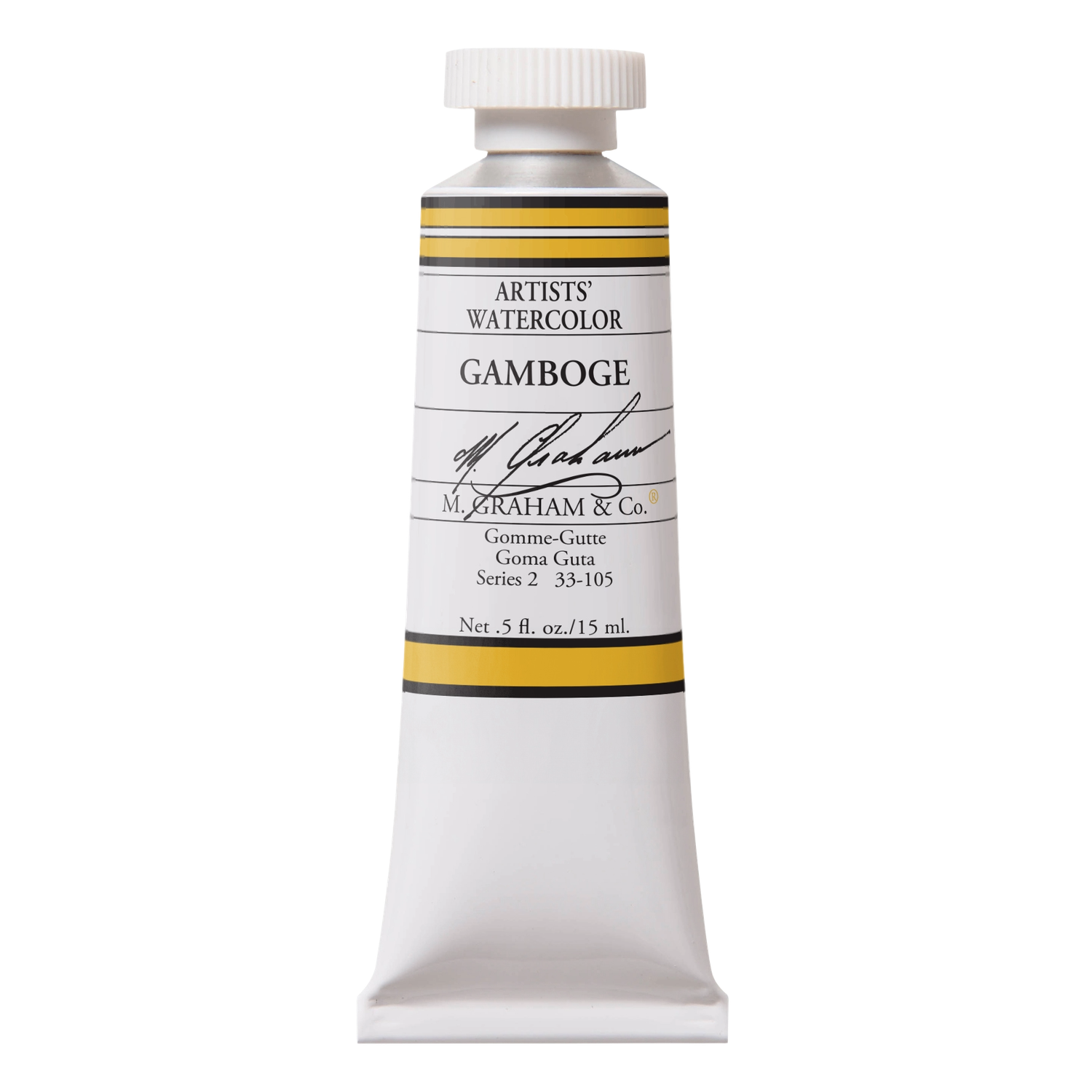 M GRAHAM GAMBOGE 15ML WATERCOLOR
