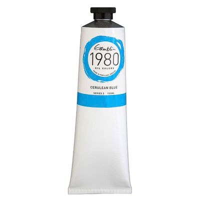 1980 OIL COLOR CERULEAN BLUE 150ML