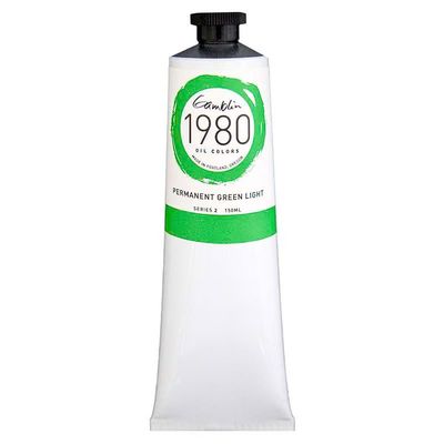 1980 OIL COLOR PERMANENT GREEN LIGHT 150ML