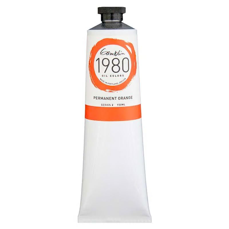 1980 OIL COLOR PERMANENT ORANGE 150ml