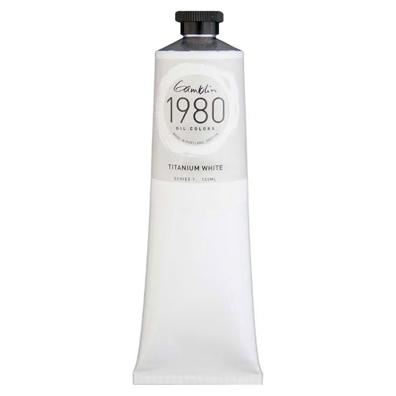 1980 OIL COLOR TRANSPARENT WHITE 150ML