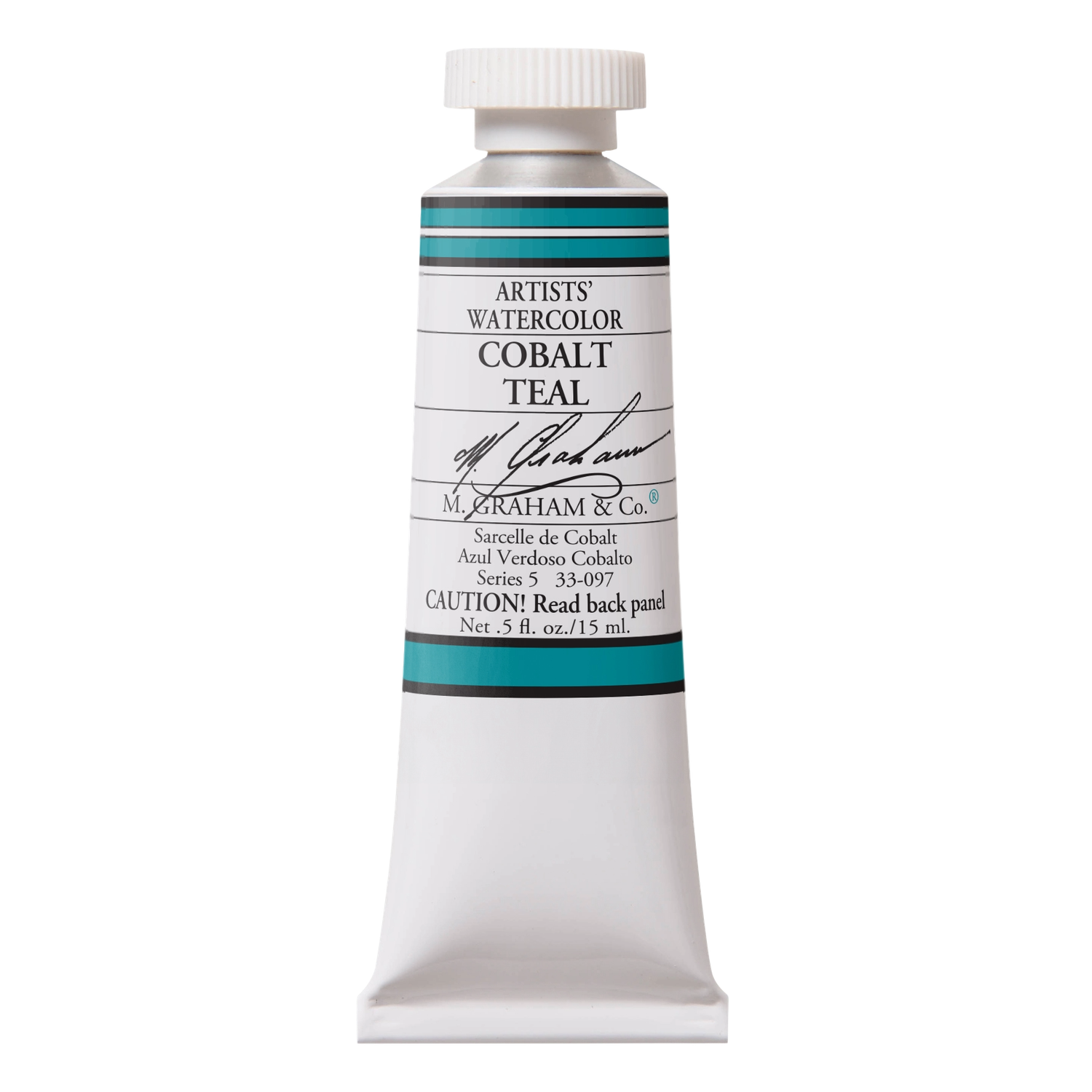 M GRAHAM COBALT TEAL 15ML WATERCOLOR