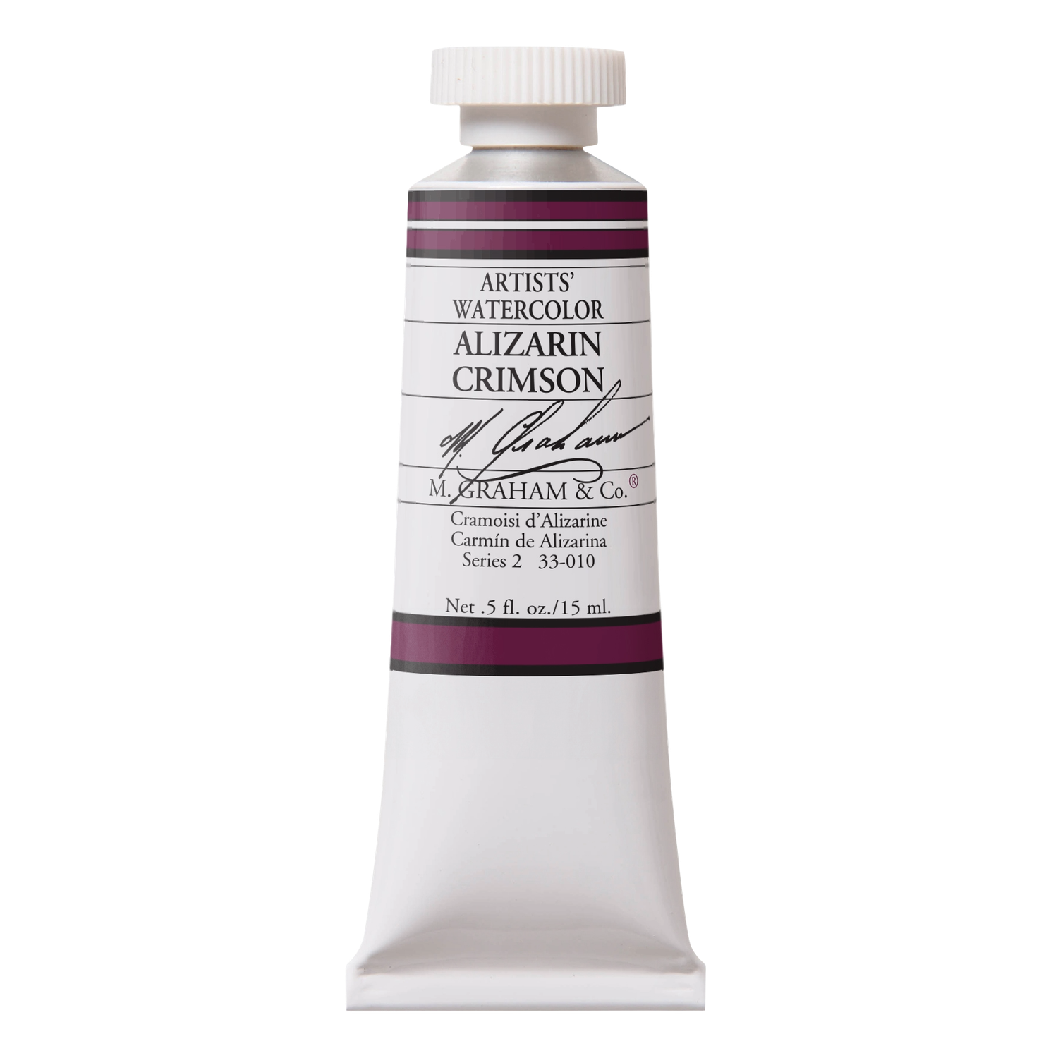 M GRAHAM PERMANENT ALIZARIN CRIMSON 15ML WATERCOLOR