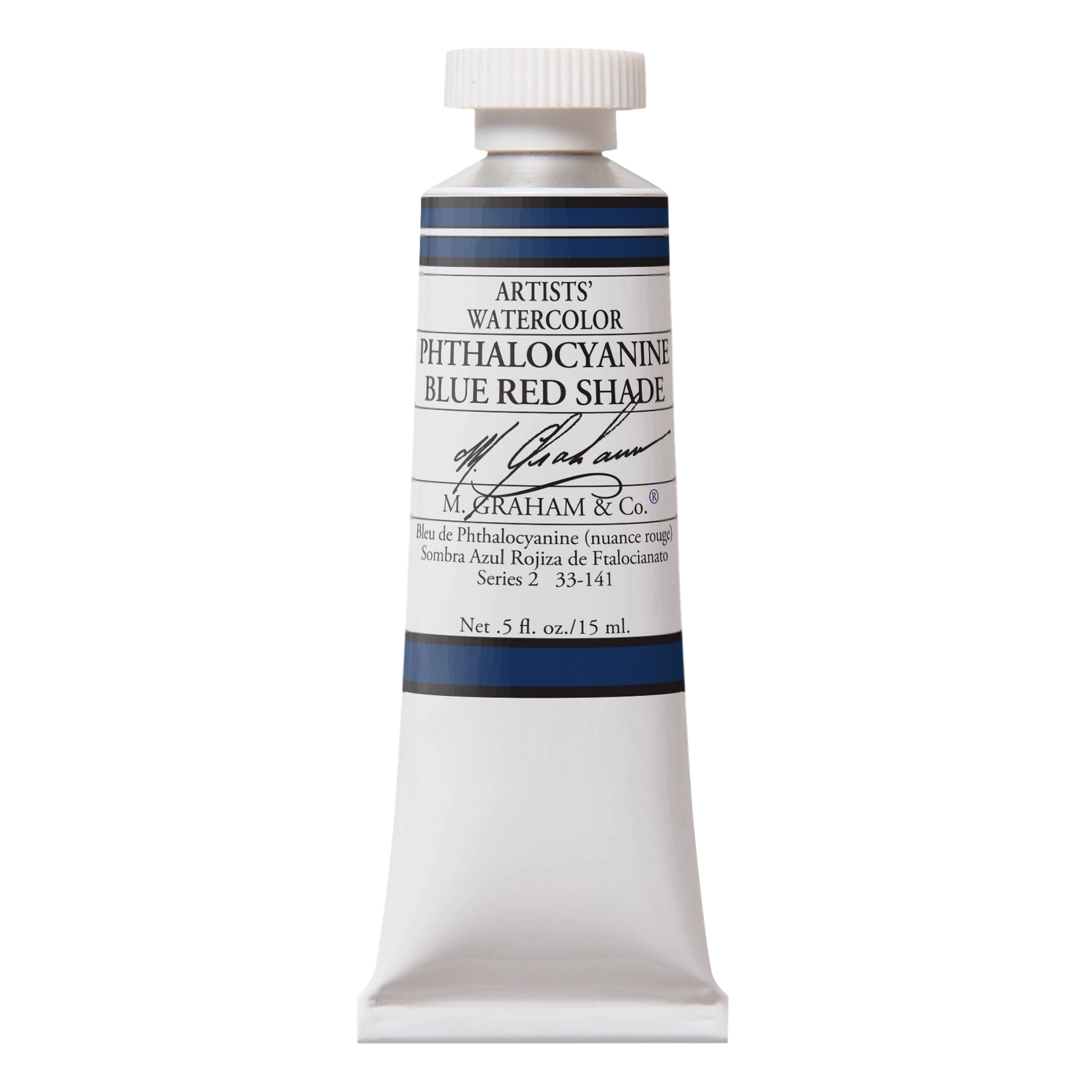 M GRAHAM PHTHALOCYANINE BLUE RED 15ML WATERCOLOR