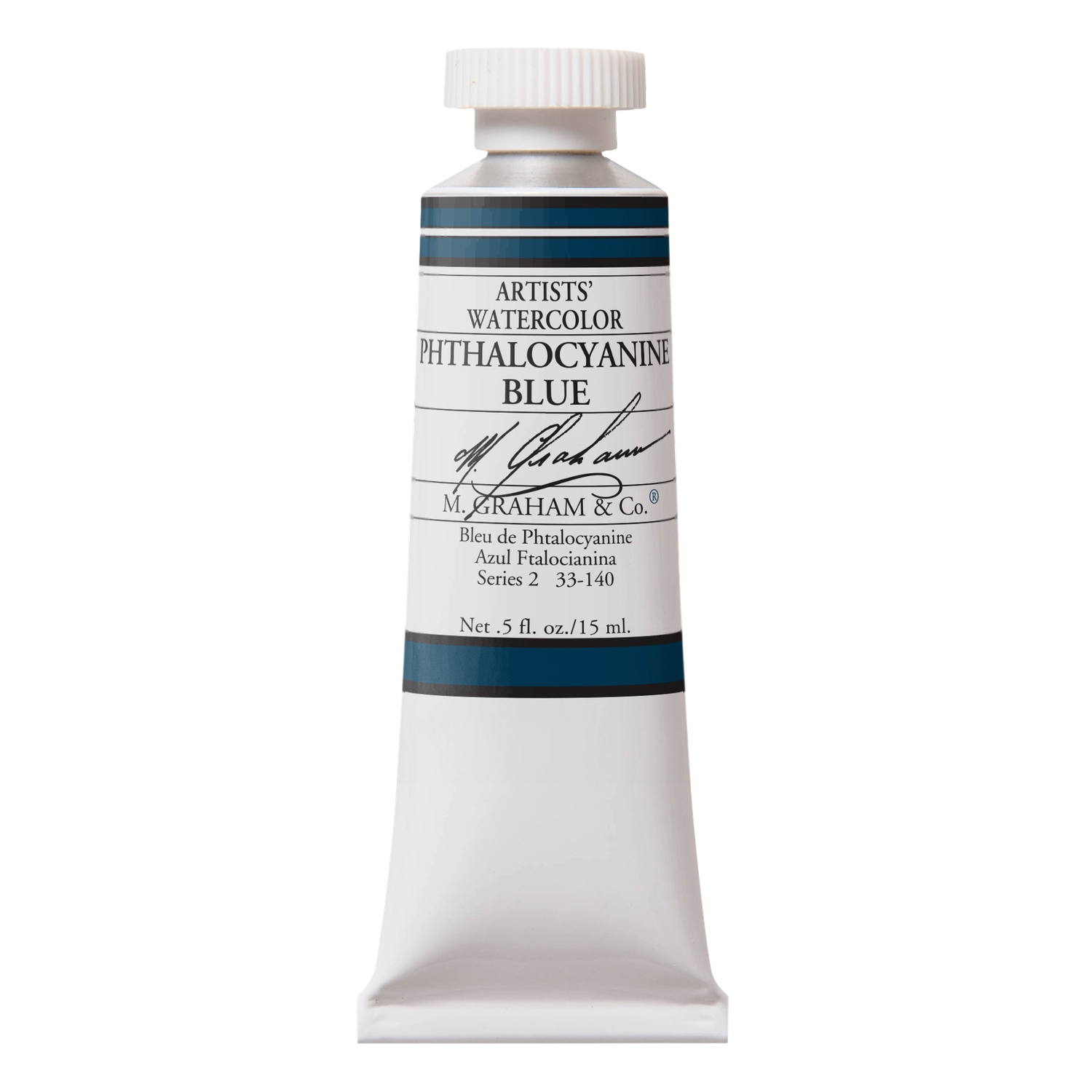 M GRAHAM PHTHALO BLUE 15ML WATERCOLOR