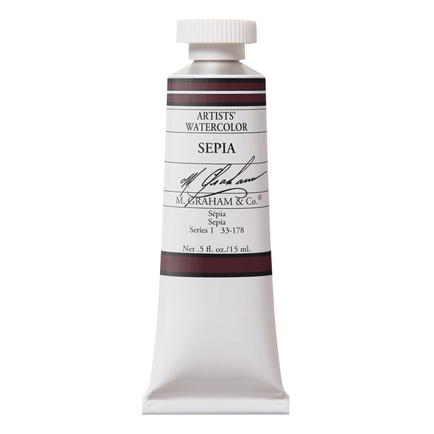 M GRAHAM SEPIA 15ML WATERCOLOR